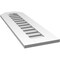Ekena Millwork Octagonal Top Surface Mount PVC Gable Vent: Functional, w/ 3-1/2"W x 1"P Standard Frame, 12"W x 38"H GVPOT12X3801SF - alternate 5